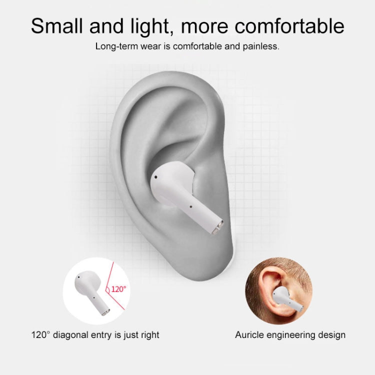 Pro 8 In-ear Touch Digital Display TWS Mini Wireless Bluetooth Earphone (White) - TWS Earphone by PMC TechLife | Online Shopping South Africa | PMC TechLife