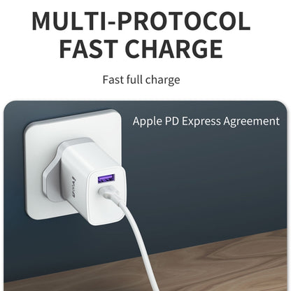 IVON AD52 18W USB-C / Type-C + USB Dual Port PD Fast Charge(EU Plug) - USB Charger by IVON | Online Shopping South Africa | PMC Jewellery | Buy Now Pay Later Mobicred