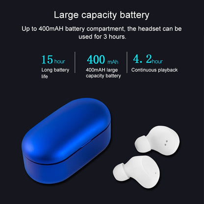 X9S TWS Bluetooth V5.0 Stereo Wireless Earphones with LED Charging Box(White) - TWS Earphone by PMC Jewellery | Online Shopping South Africa | PMC Jewellery