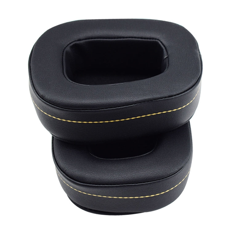 2 PCS For DENON AH-D600 / AH-D7100 Soft Sponge Earphone Protective Cover Earmuffs(Black Brown) - Earmuff & Pad by PMC TechLife | Online Shopping South Africa | PMC TechLife
