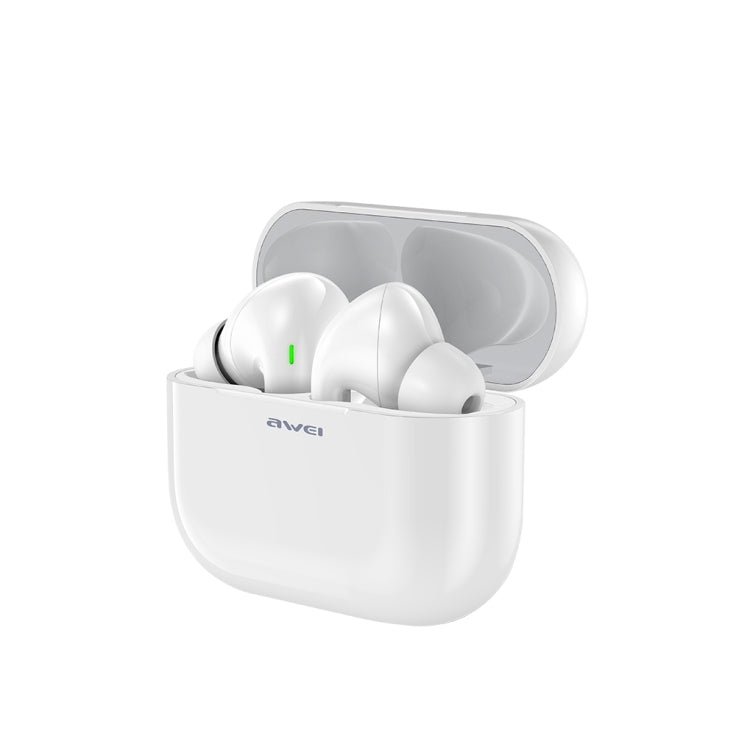 awei T29 Bluetooth V5.0 TWS True Wireless Sports Headset with Charging Case(White) - TWS Earphone by awei | Online Shopping South Africa | PMC Jewellery | Buy Now Pay Later Mobicred