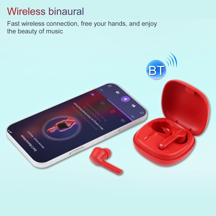 HOPESTAR S11 Bluetooth 5.0 True Wireless Bluetooth Earphone (Red) - TWS Earphone by HOPESTAR | Online Shopping South Africa | PMC Jewellery