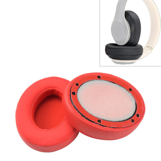 2 PCS For Beats Studio 2.0 / 3.0 Headphone Protective Cover Ice Gel Earmuffs(Red) - Earmuff & Pad by PMC Jewellery | Online Shopping South Africa | PMC Jewellery