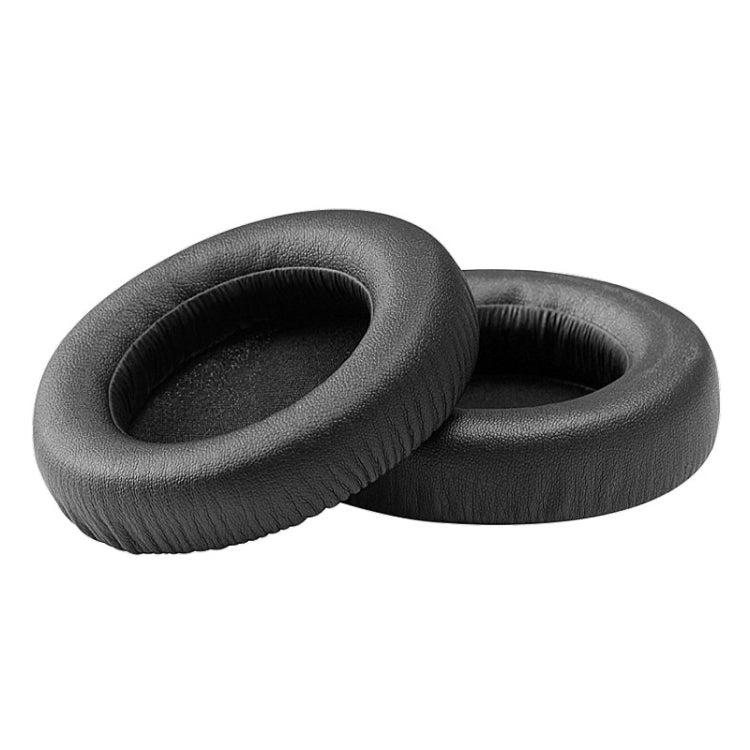 2 PCS For ATH WS550 Imitation Leather + Sponge Headphone Protective Cover Earmuffs (Black) - Earmuff & Pad by PMC TechLife | Online Shopping South Africa | PMC TechLife