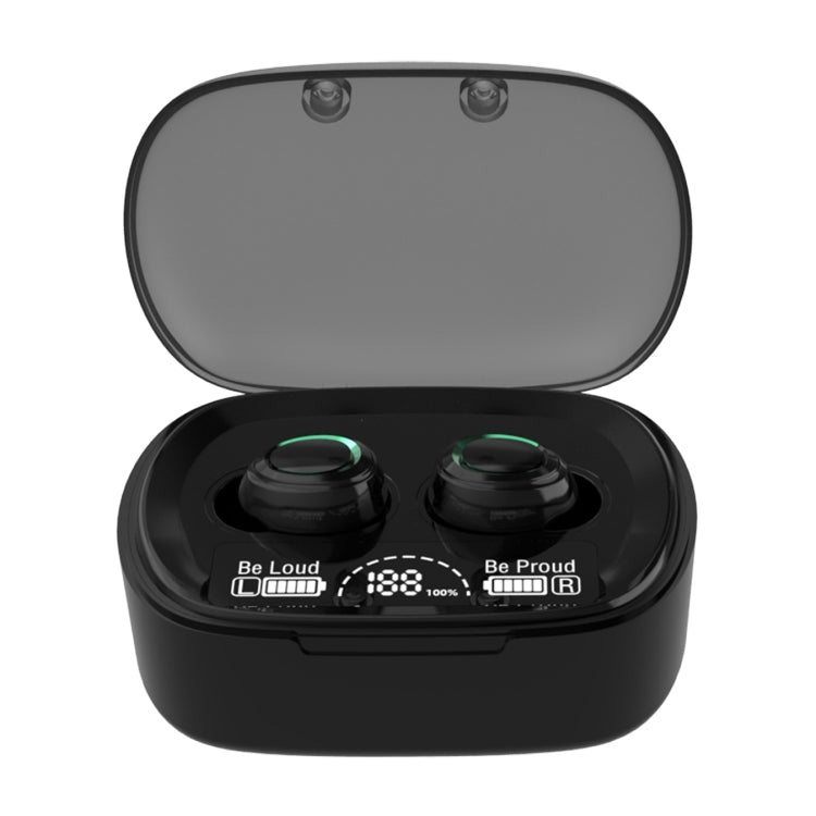 MD06 Mini In-ear TWS Wireless Touch Digital Display Bluetooth Earphone (Black) - TWS Earphone by PMC TechLife | Online Shopping South Africa | PMC TechLife