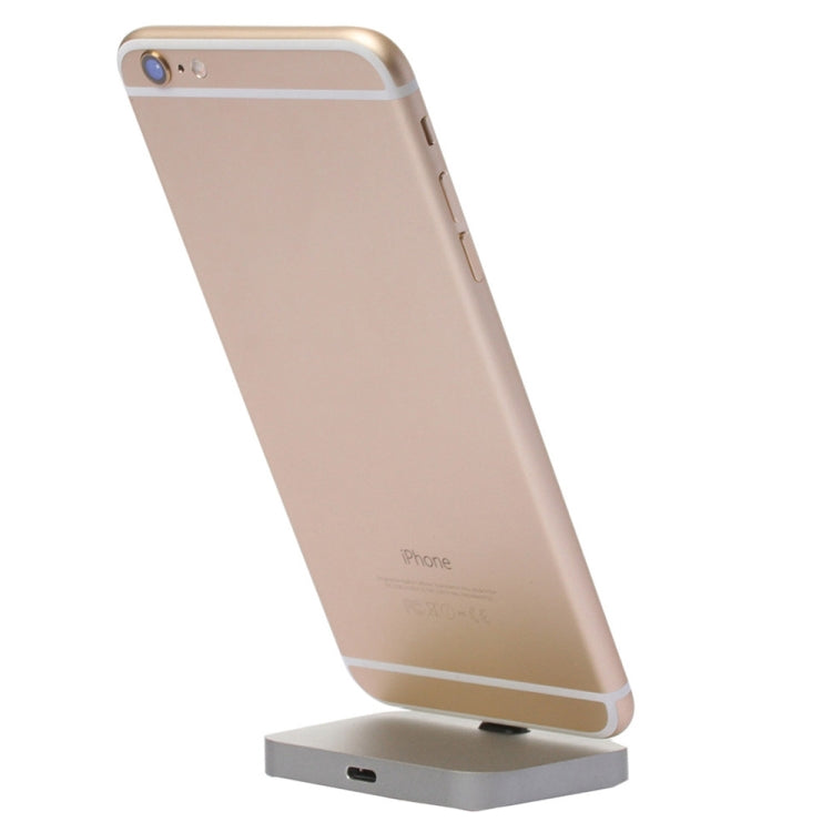 8 Pin Stouch Aluminum Desktop Station Dock Charger for iPhone(Grey) - USB Charger by PMC TechLife | Online Shopping South Africa | PMC TechLife