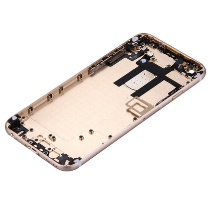 Full Housing Back Cover with Power Button & Volume Button Flex Cable for iPhone 6(Gold) - iPhone 6/6 Plus Parts by PMC Jewellery | Online Shopping South Africa | PMC Jewellery