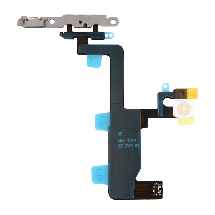 Power Button & Flashlight Flex Cable with Brackets for iPhone 6 - iPhone 6/6 Plus Parts by PMC TechLife | Online Shopping South Africa | PMC TechLife