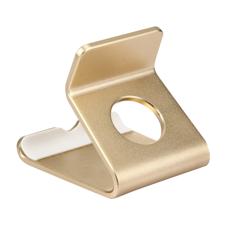 Exquisite Aluminium Alloy Desktop Holder Stand DOCK Cradle For iPhone, Galaxy, Huawei, Xiaomi, LG, HTC and 7 inch Tablet(Gold) - Desktop Holder by PMC Jewellery | Online Shopping South Africa | PMC Jewellery