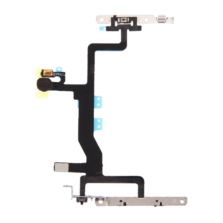 Power Button & Volume Button & Flashlight Flex Cable with Brackets for iPhone 6s - iPhone 6S/6S Plus Parts by PMC TechLife | Online Shopping South Africa | PMC TechLife