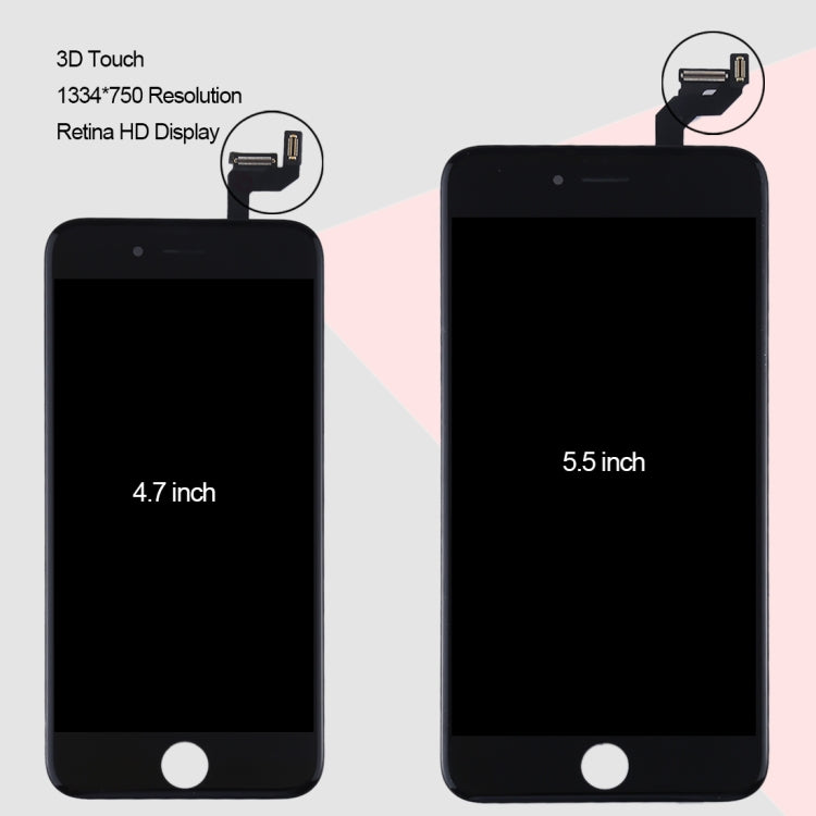 Original LCD Screen for iPhone 6S with Digitizer Full Assembly (White) - free shipping - PMC TechLife - Order now!