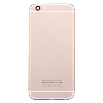 5 in 1 for iPhone 6s (Back Cover + Card Tray + Volume Control Key + Power Button + Mute Switch Vibrator Key) Full Assembly Housing Cover(Gold) - iPhone 6S/6S Plus Parts by PMC Jewellery | Online Shopping South Africa | PMC Jewellery