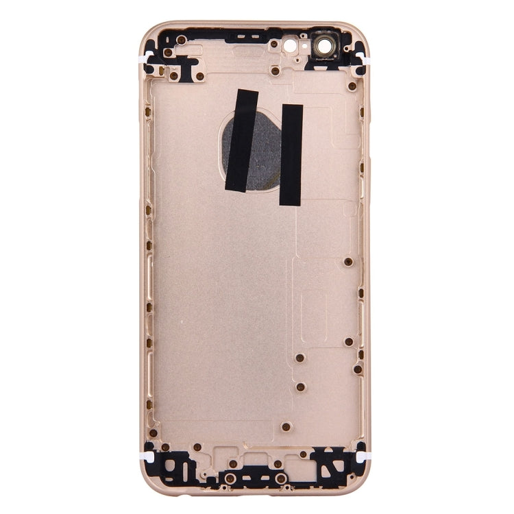 5 in 1 for iPhone 6s (Back Cover + Card Tray + Volume Control Key + Power Button + Mute Switch Vibrator Key) Full Assembly Housing Cover(Gold) - iPhone 6S/6S Plus Parts by PMC Jewellery | Online Shopping South Africa | PMC Jewellery