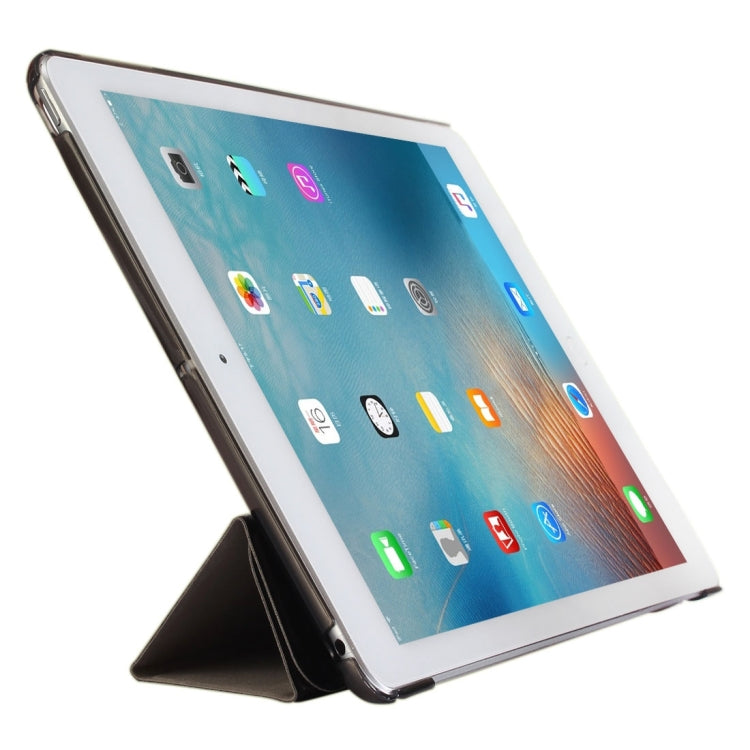 For iPad 9.7 (2018) & iPad 9.7 (2017) & iPad Air Silk Texture Horizontal Deformation Flip Leather Case with Three-folding Holder(Black) - iPad 9.7 (2018) & (2017) Cases by PMC TechLife | Online Shopping South Africa | PMC TechLife | Buy Now Pay Later Mobicred