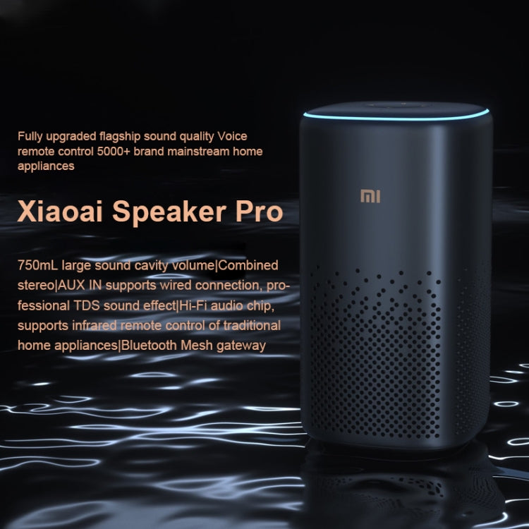 Xiaomi Xiaoai Speaker Pro with 750mL Large Sound Cavity Volume / AUX IN Wired Connection / Combo Stereo / Professional DTS Audio / Hi-Fi Audio chip / Infrared Remote Control Traditional Home Appliances / Bluetooth Mesh Gateway - Desktop Speaker by Xiaomi | Online Shopping South Africa | PMC Jewellery | Buy Now Pay Later Mobicred