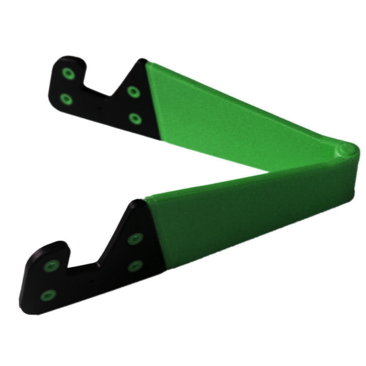 V Shape Universal Mobile Phone Tablet Bracket Holder (Green) - Desktop Holder by PMC Jewellery | Online Shopping South Africa | PMC Jewellery