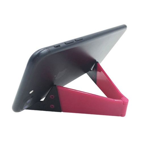 V Shape Universal Mobile Phone Tablet Bracket Holder (Rose Red) - Desktop Holder by PMC Jewellery | Online Shopping South Africa | PMC Jewellery