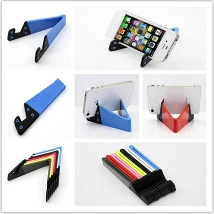 V Shape Universal Mobile Phone Tablet Bracket Holder (Red) - Desktop Holder by PMC TechLife | Online Shopping South Africa | PMC TechLife