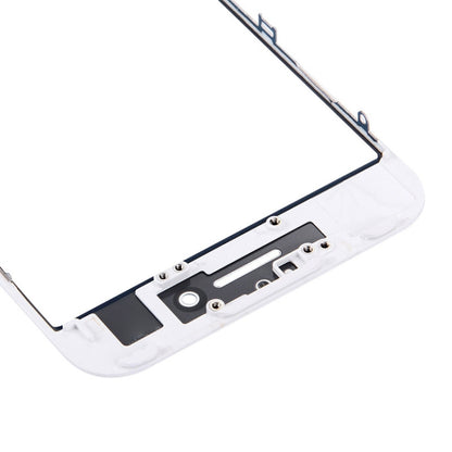 Front Screen Outer Glass Lens with Front LCD Screen Bezel Frame for iPhone 7 (White) - Glass Lens by PMC Jewellery | Online Shopping South Africa | PMC Jewellery