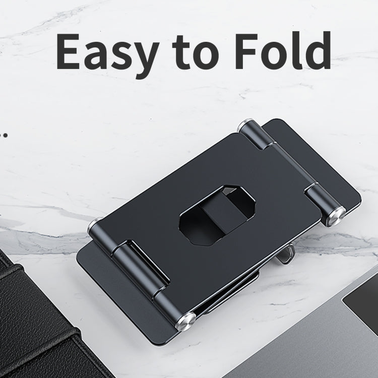 R-JUST SJ13 I-Shape Folding Portable Aluminum Alloy Mobile Phone Holder - Desktop Holder by R-JUST | Online Shopping South Africa | PMC Jewellery