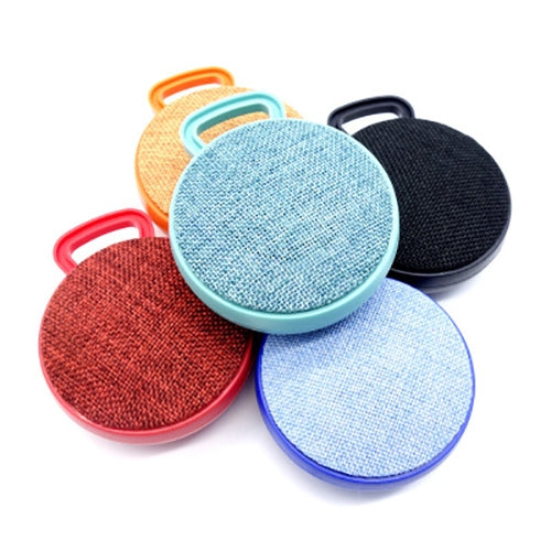 A01L Cloth Texture Round Portable Mini Bluetooth Speaker, Support Hands-free Call & TF Card(Red) - Mini Speaker by PMC TechLife | Online Shopping South Africa | PMC TechLife