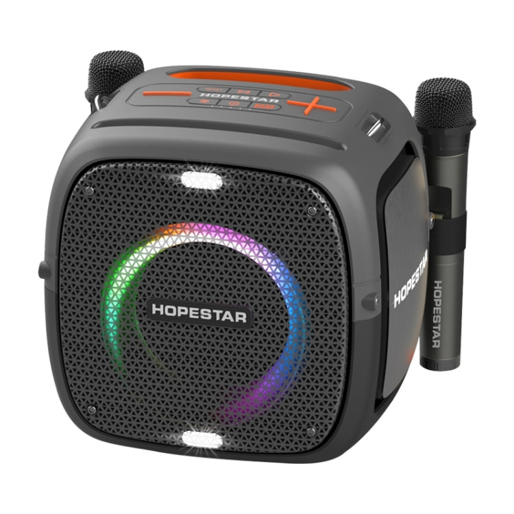HOPESTAR Party One RGB Lighting Wireless Bluetooth Speaker (Grey) - Desktop Speaker by HOPESTAR | Online Shopping South Africa | PMC Jewellery