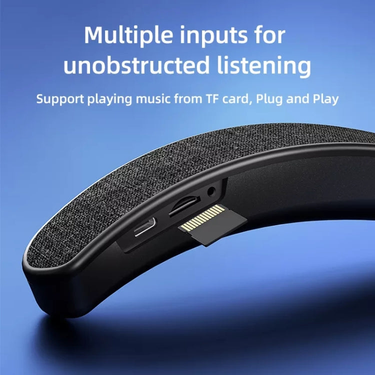 EBS-905 Portable Neck Stereo Wireless Bluetooth Speaker (Black) - Mini Speaker by PMC TechLife | Online Shopping South Africa | PMC TechLife