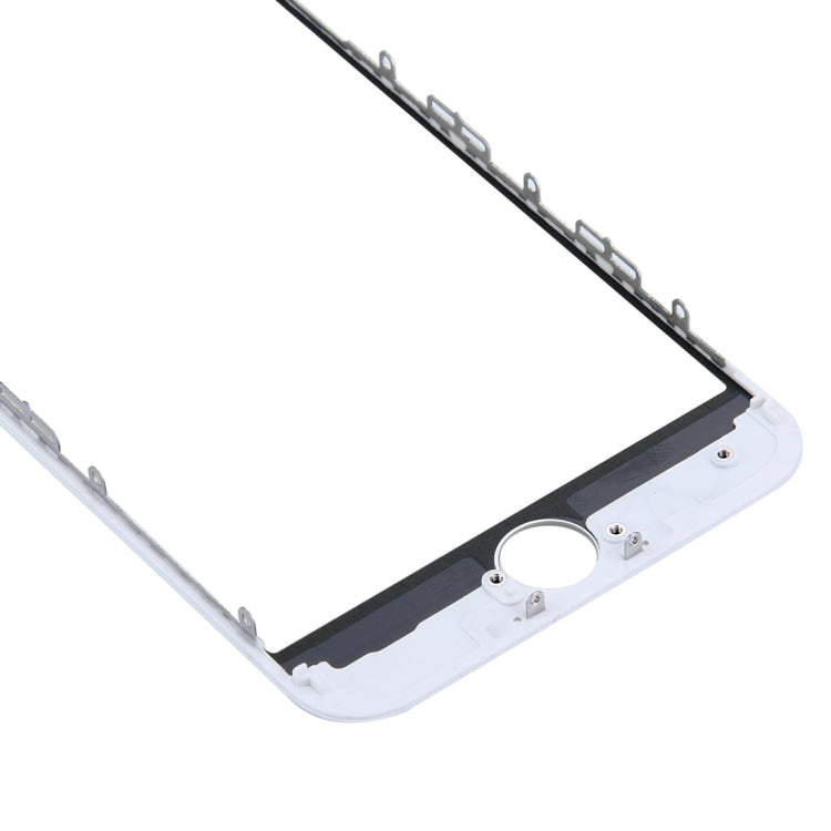 Front Screen Outer Glass Lens with Front LCD Screen Bezel Frame for iPhone 7 (White) - free shipping - PMC TechLife - Order now!
