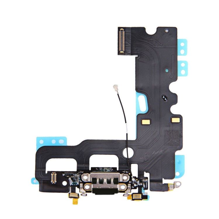 Charging Port + Audio Flex Cable for iPhone 7(Black) - Flex Cable by PMC TechLife | Online Shopping South Africa | PMC TechLife
