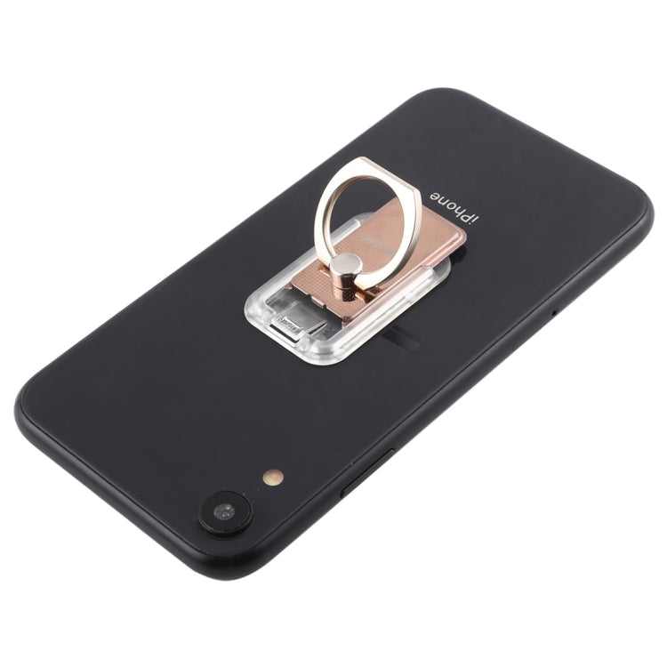 CPS-013 360 Degrees Rotate Freely Removable Magnetic Ring Stand Phone Holder, Support Wireless Charging(Rose Gold) - Ring Holder by PMC Jewellery | Online Shopping South Africa | PMC Jewellery