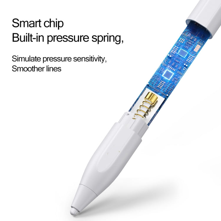 JOYROOM JR-K12 Zhen Miao Series Automatic Dual-mode Capacitive Stylus Pen (White) - Stylus Pen by JOYROOM | Online Shopping South Africa | PMC Jewellery | Buy Now Pay Later Mobicred