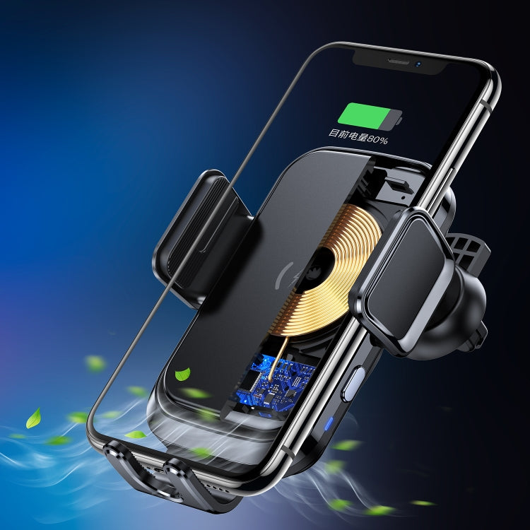 X7 Car Wireless Charging Mobile Phone Gravity Bracket Holder Suction Cup Bracket (Black) - Wireless Charger Holders by PMC Jewellery | Online Shopping South Africa | PMC Jewellery