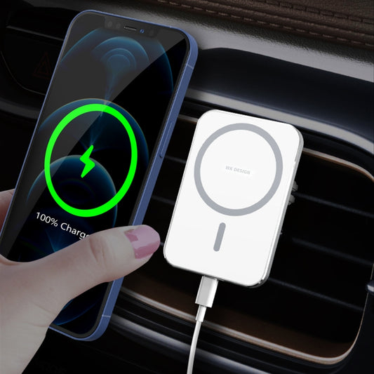 WK WP-U96 Flash Series Magsafe Car Air Outlet Vent Mount Clamp Holder 15W Fast Charging Qi Magnetic Wireless Charger - Wireless Charger Holders by WK | Online Shopping South Africa | PMC Jewellery