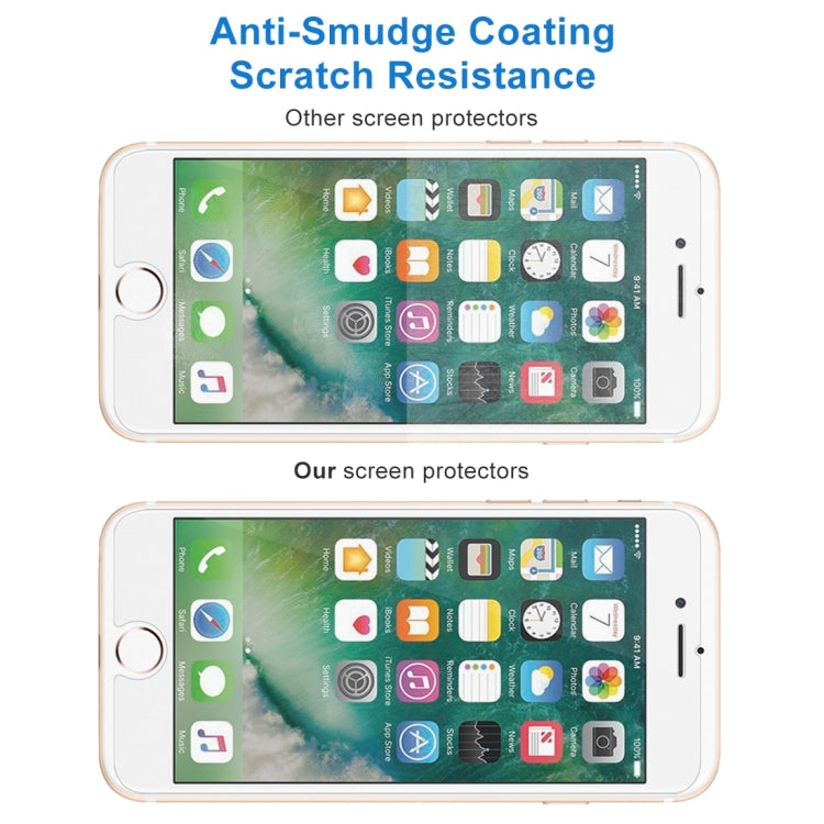 10 PCS for iPhone 8 Plus & iPhone 7 Plus 0.26mm 9H Surface Hardness 2.5D Explosion-proof Tempered Glass Non-full Screen Film - iPhone 8 Plus & 7 Plus Tempered Glass by PMC TechLife | Online Shopping South Africa | PMC TechLife