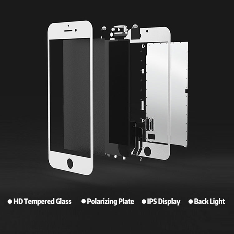 Original LCD Screen for iPhone 7 Plus with Digitizer Full Assembly (White) - free shipping - PMC TechLife - Order now!