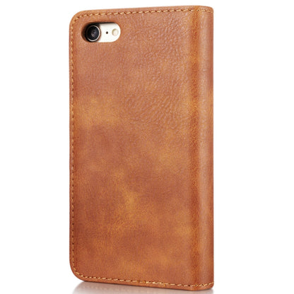 DG.MING For iPhone SE 2020 & 8 & 7  Crazy Horse Texture Horizontal Flip Detachable Magnetic Protective Case with Holder & Card Slots & Wallet(Brown) - More iPhone Cases by DG.MING | Online Shopping South Africa | PMC Jewellery | Buy Now Pay Later Mobicred