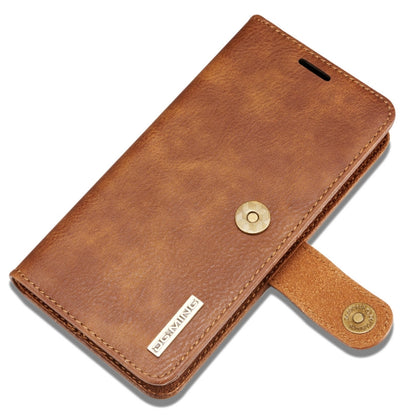 DG.MING For iPhone SE 2020 & 8 & 7  Crazy Horse Texture Horizontal Flip Detachable Magnetic Protective Case with Holder & Card Slots & Wallet(Brown) - More iPhone Cases by DG.MING | Online Shopping South Africa | PMC Jewellery | Buy Now Pay Later Mobicred