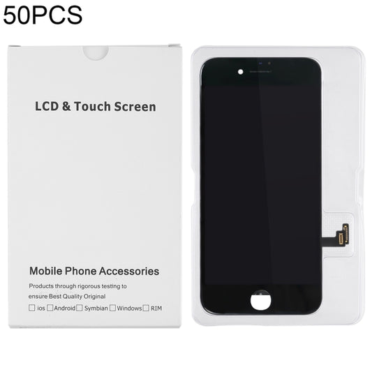 50 PCS Cardboard Packaging White Box for iPhone 8 / 7 LCD Screen and Digitizer Full Assembly - Others by PMC Jewellery | Online Shopping South Africa | PMC Jewellery