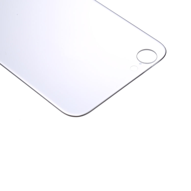 Glass Battery Back Cover for iPhone 8 (Silver) - Back Cover by PMC TechLife | Online Shopping South Africa | PMC TechLife