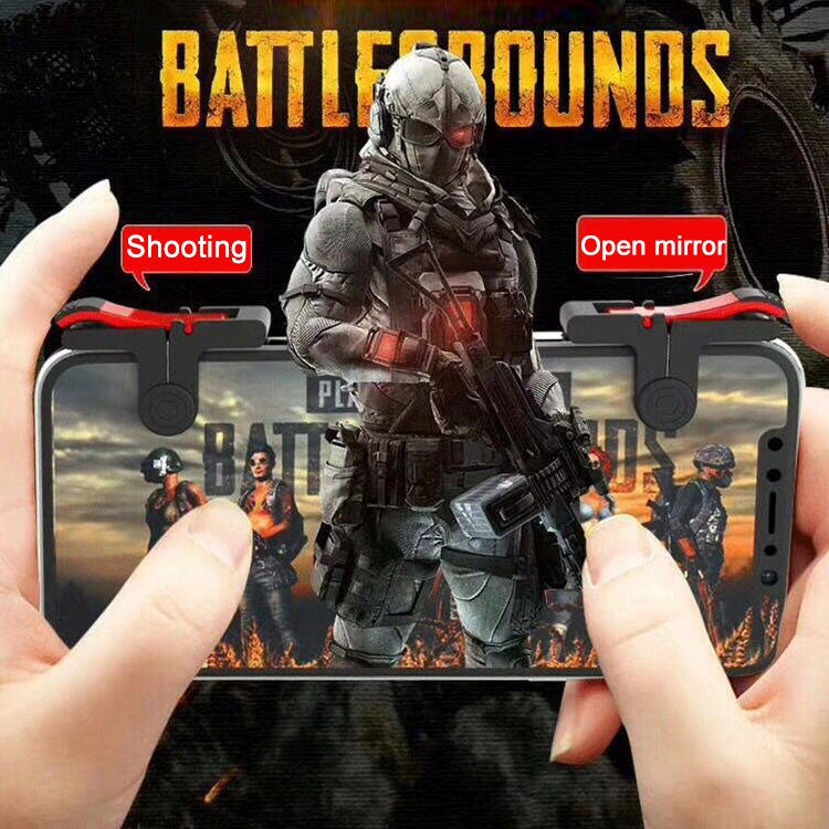 D9 1 Pair Mobile Phone Gaming Handle L / R Shooter PUBG Game Controller - Handle Shooter by PMC TechLife | Online Shopping South Africa | PMC TechLife