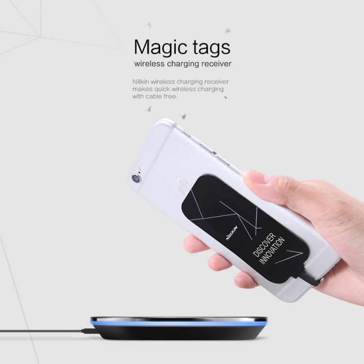 NILLKIN Magic Tag QI Standard Wireless Charging Receiver for iPhone 7 / 6s / 6 / 5S / 5, with 8 Pin Port, Length: 98mm - Wireless Charger Receiver by NILLKIN | Online Shopping South Africa | PMC Jewellery | Buy Now Pay Later Mobicred