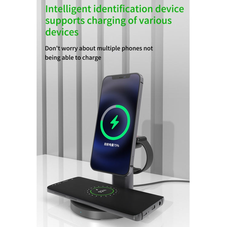 TOTUDESIGN S36 Speedy Series 3 In 1 Magnetic Wireless Charger (Black) - Wireless Charger by TOTUDESIGN | Online Shopping South Africa | PMC Jewellery