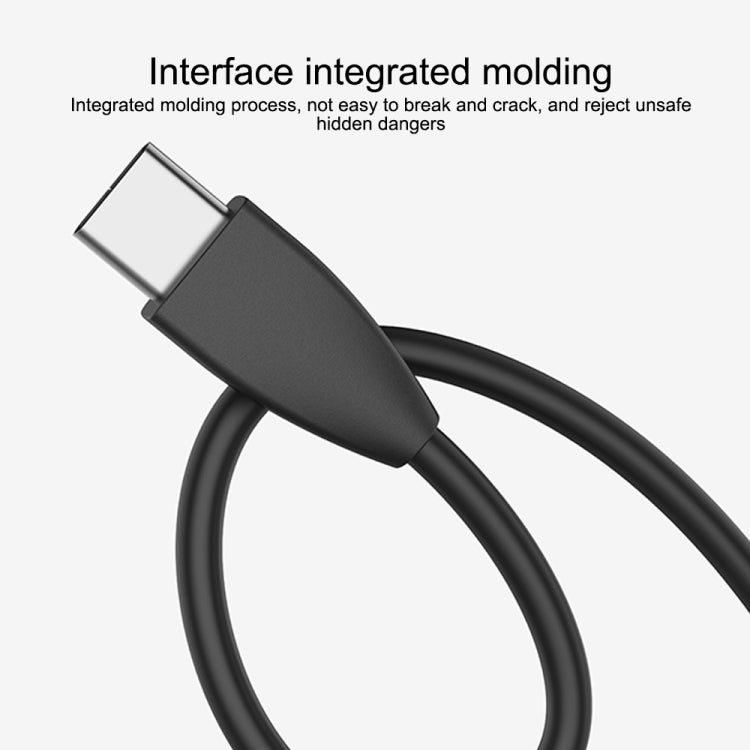 IVON CA87 USB to 8 Pin TPE Fast Charge Data Cable, Cable Length: 1m(Black) - Normal Style Cable by IVON | Online Shopping South Africa | PMC TechLife