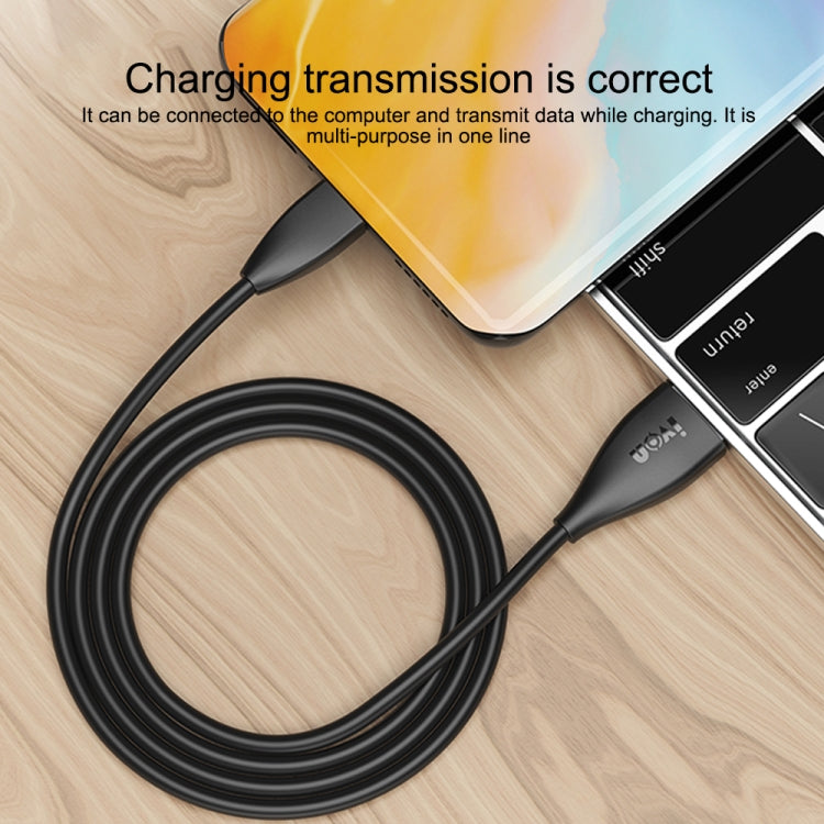 IVON CA87 USB to 8 Pin TPE Fast Charge Data Cable, Cable Length: 1m(White) - Normal Style Cable by IVON | Online Shopping South Africa | PMC TechLife