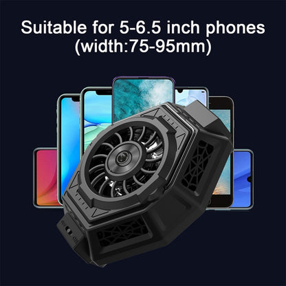 MB-F3 Mobile Phone Live Broadcast Gaming Semiconductor Radiator Back Clamp Cooling Fan - Cooling Fan Radiator by PMC Jewellery | Online Shopping South Africa | PMC Jewellery