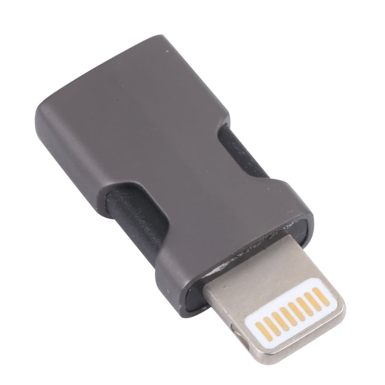 Portable 8 Pin to USB-C/Type-C Audio Adapter (Grey) - Earphone Adapter by PMC TechLife | Online Shopping South Africa | PMC TechLife | Buy Now Pay Later Mobicred