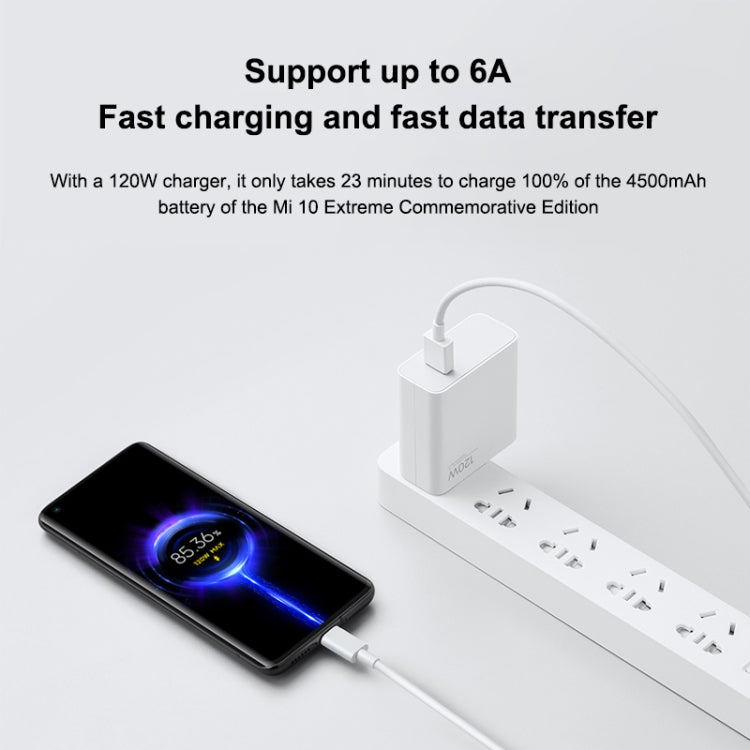 Original Xiaomi 6A USB to USB-C / Type-C Fast Charging Data Cable, Length: 1m - USB-C & Type-C Cable by Xiaomi | Online Shopping South Africa | PMC TechLife | Buy Now Pay Later Mobicred