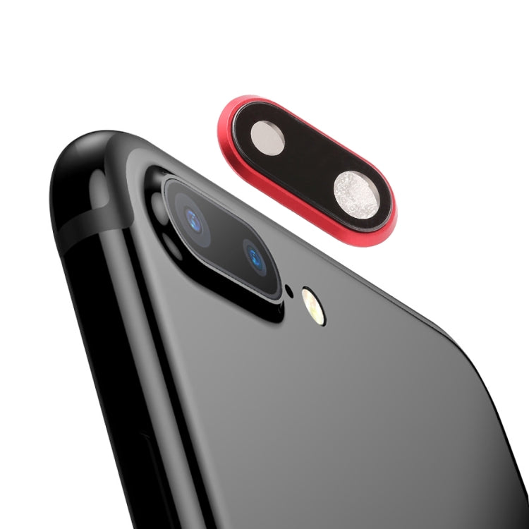 Back Camera Bezel with Lens Cover for iPhone 8 Plus (Red) - Camera Series by PMC TechLife | Online Shopping South Africa | PMC TechLife