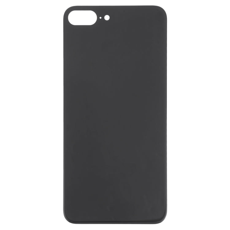Easy Replacement Big Camera Hole Glass Back Battery Cover with Adhesive for iPhone 8 Plus(Black) - Back Cover by PMC TechLife | Online Shopping South Africa | PMC TechLife