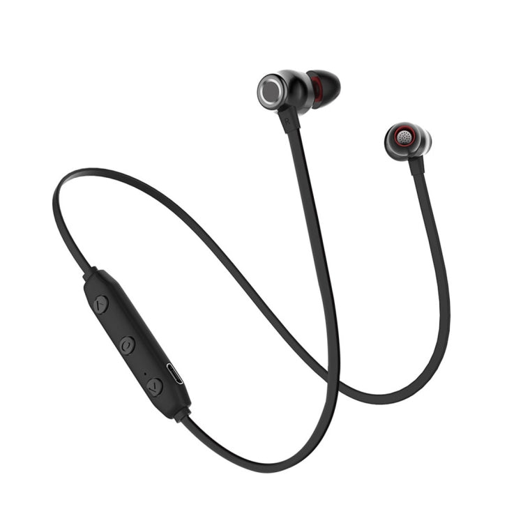 XRM-X5 Sports IPX4 Waterproof Magnetic Earbuds Wireless Bluetooth V4.1 Stereo In-ear Headset, For iPhone, Samsung, Huawei, Xiaomi, HTC and Other Smartphones(Black) - Bluetooth Earphone by PMC Jewellery | Online Shopping South Africa | PMC Jewellery